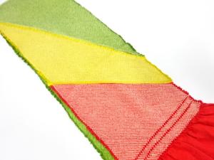 正絹　振袖用　絞り　帯揚げ